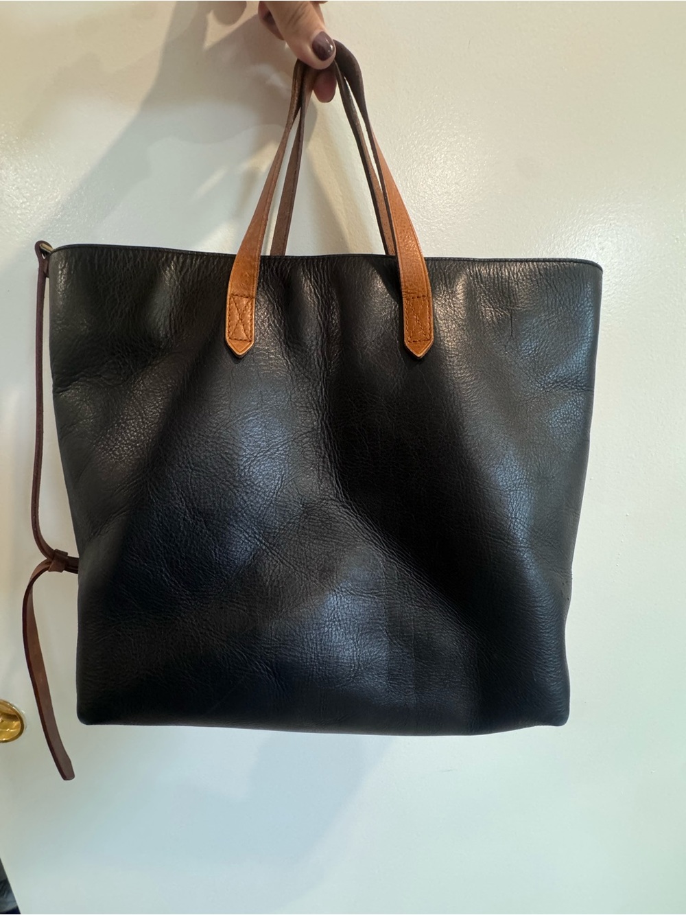 Madewell Leather Transport Tote